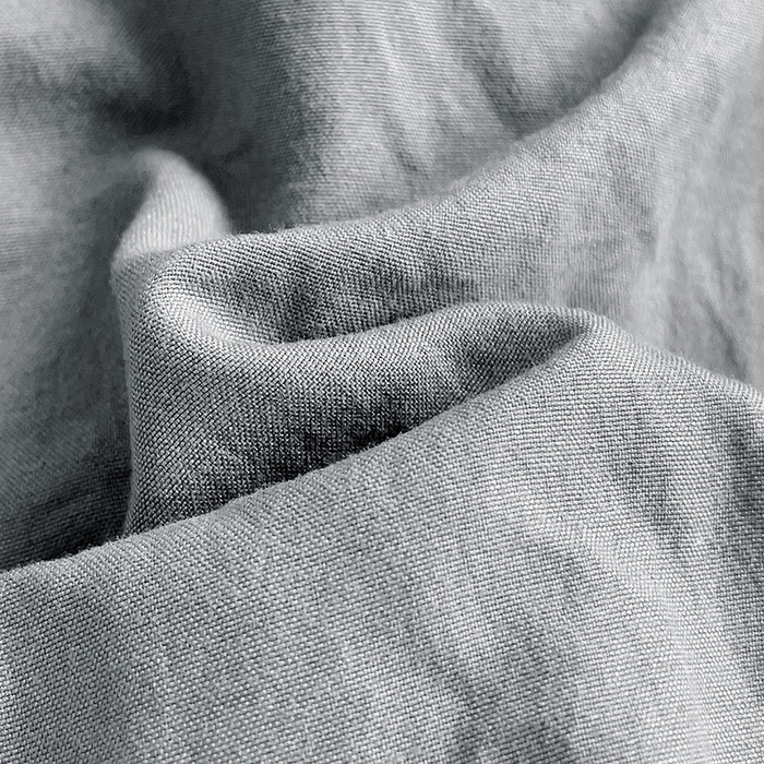 91家纺网 家纺一手货源 找家纺 森璐 2025新款水洗棉双拼四件套宿舍三件套床单被套枕套纯色-浅灰色