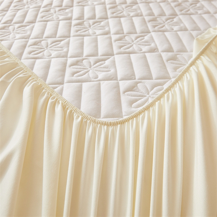 91家纺网 家纺一手货源 找家纺 （总）3C 2025新款A类幸运花防水隔脏床笠