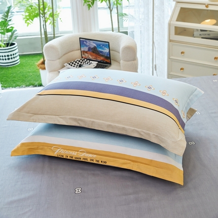 91家纺网 家纺一手货源 找家纺 （总）鸿琪家纺 2025新款全棉12868单枕套