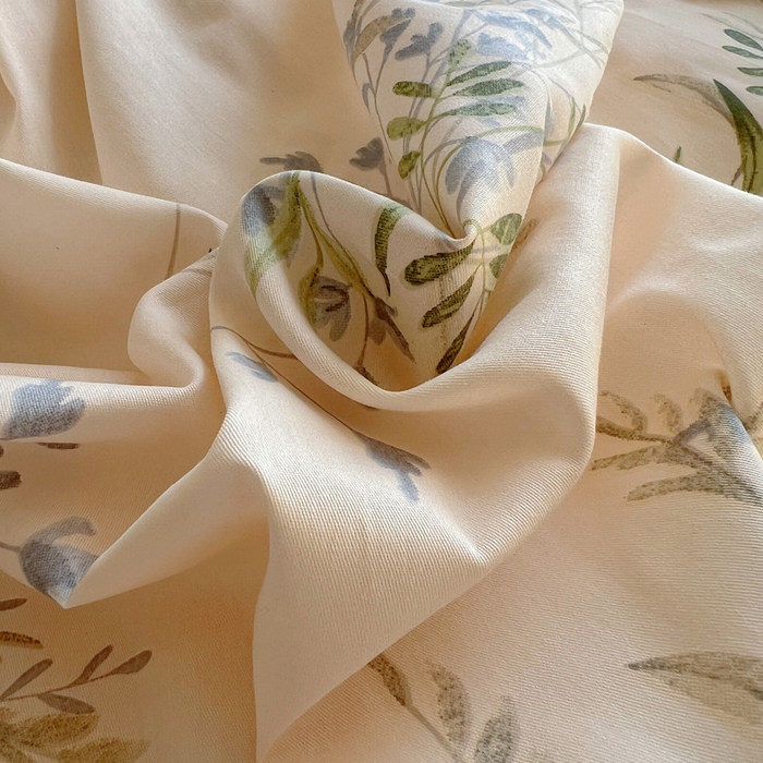 91家纺网 家纺一手货源 找家纺 雅居纺家纺 2025新款全棉小清新四件套 芳草