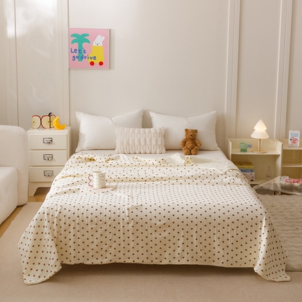 91家纺网 家纺一手货源 找家纺 （总）悦然毛巾被 2025新款全棉六层纱布夏被成人款