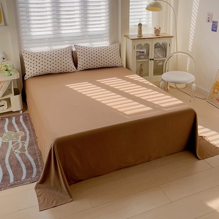 娜娜2025新款A类针织双层纱印花四件套 心心相印