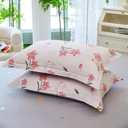 91家纺网 家纺一手货源 找家纺 （总）鸿琪家纺 2025新款全棉12868单枕套