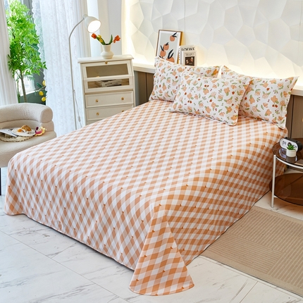 91家纺网 家纺一手货源 找家纺 （总）鸿琪家纺 2025新款全棉12868单床单