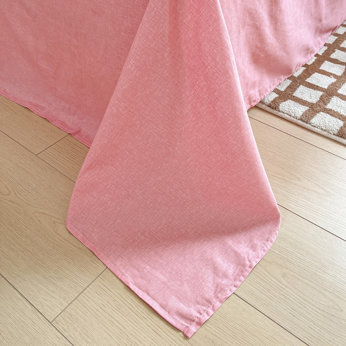 91家纺网 家纺一手货源 找家纺 雅居纺家纺 2025新款全棉小清新四件套 粉格子蝴蝶结