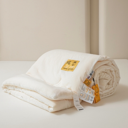 2025新款官方授权工厂恒科家纺制造正品全棉李官奇大豆纤维被 55%高含量大豆纤维 冬被双人被子纯棉被芯子母被 夏被