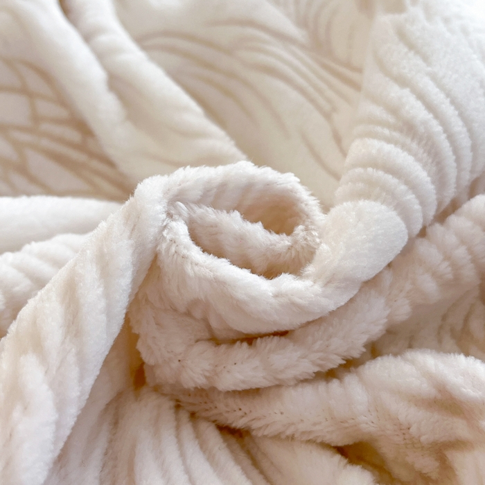 91家纺网 家纺一手货源 找家纺 畅畅家纺 2025新款兔毛绒大包边雕花牛奶绒绒四件套 森林奇境-卡其