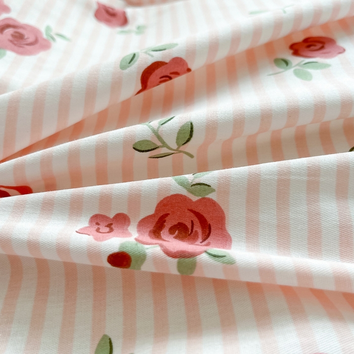 91家纺网 家纺一手货源 找家纺 雅居纺家纺 2025新款全棉小清新四件套 粉色烂漫