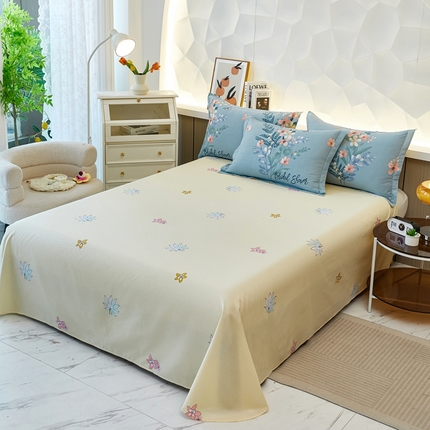 91家纺网 家纺一手货源 找家纺 （总）鸿琪家纺 2025新款全棉12868单床单