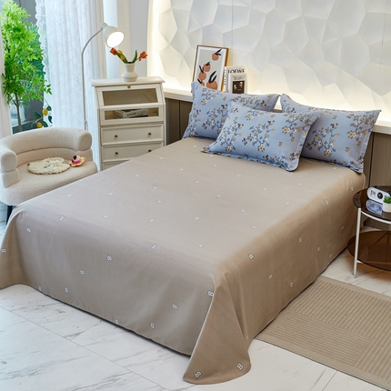 91家纺网 家纺一手货源 找家纺 （总）鸿琪家纺 2025新款全棉12868单床单