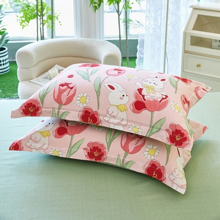 91家纺网 家纺一手货源 找家纺 （总）鸿琪家纺 2025新款全棉12868单枕套