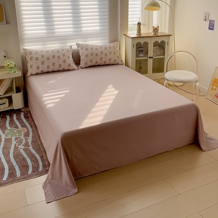 娜娜2025新款A类针织双层纱印花四件套 可可西里