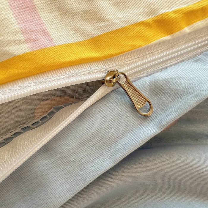 91家纺网 家纺一手货源 找家纺 雅居纺家纺 2025新款全棉小清新四件套 小怪兽