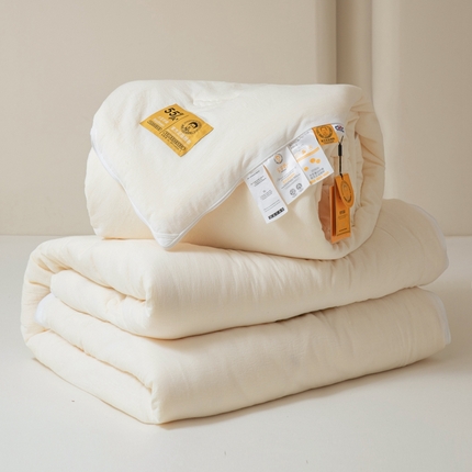 2025新款官方授权工厂恒科家纺制造正品全棉李官奇大豆纤维被 55%高含量大豆纤维 冬被双人被子纯棉被芯子母被 子母被