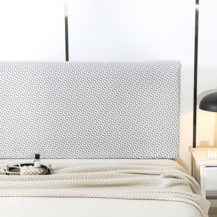 91家纺网 家纺一手货源 找家纺 （总）千彤沙发垫 2025新款阳离子水波纹弹力床头罩