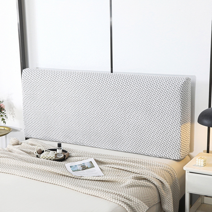 91家纺网 家纺一手货源 找家纺 （总）千彤沙发垫 2025新款阳离子水波纹弹力床头罩