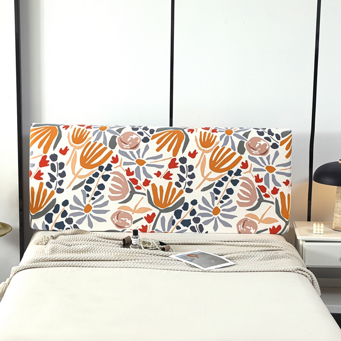 91家纺网 家纺一手货源 找家纺 千彤沙发垫 2025新款华夫格弹力床头罩 华夫格-欢乐之旅