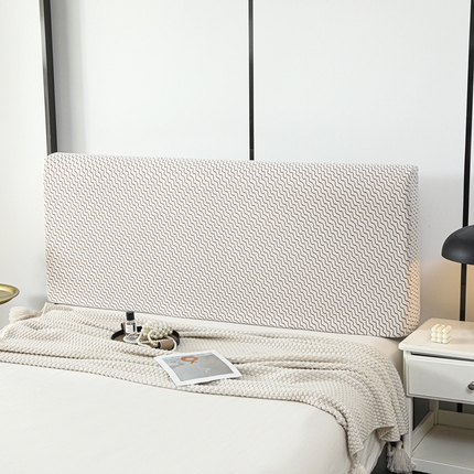 91家纺网 家纺一手货源 找家纺 （总）千彤沙发垫 2025新款阳离子水波纹弹力床头罩