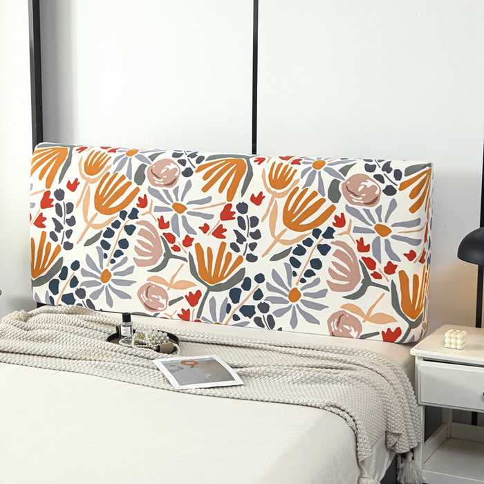 91家纺网 家纺一手货源 找家纺 千彤沙发垫 2025新款华夫格弹力床头罩 华夫格-欢乐之旅