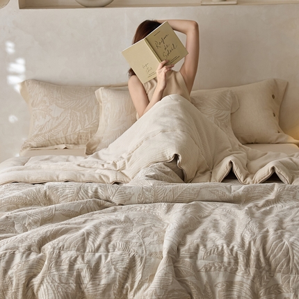 2025春夏新品棉麻春秋被冬被全系列被子被芯 楼岚
