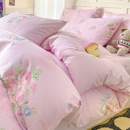 91家纺网 家纺一手货源 找家纺 （总）如约 2025新款全棉12868印花四件套