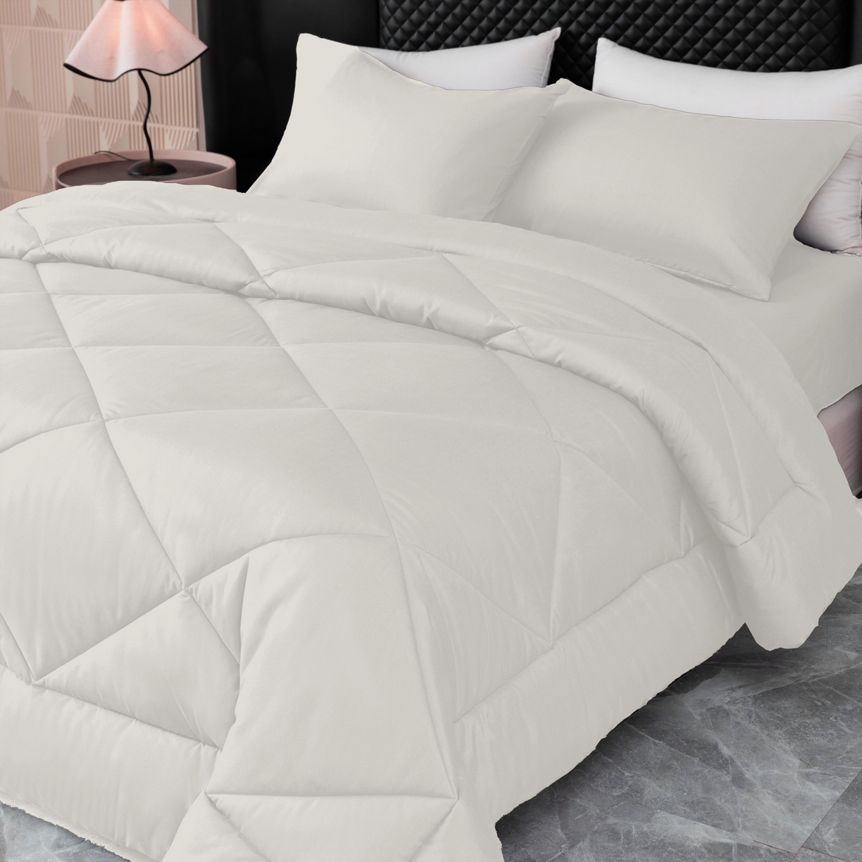 91家纺网 家纺一手货源 找家纺 2025新款磨毛单床笠单品床上用品 外贸专供可定制四件套 米色