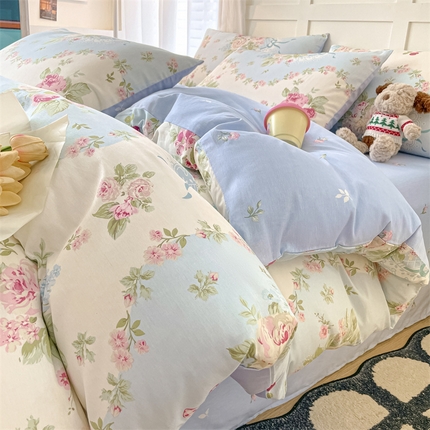 91家纺网 家纺一手货源 找家纺 （总）如约 2025新款全棉12868印花四件套