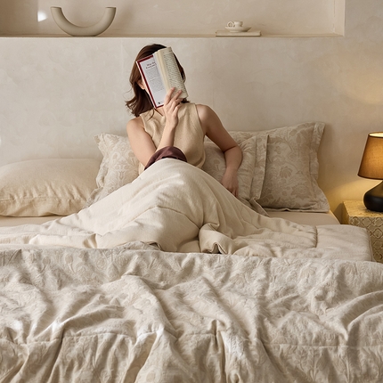 2025春夏新品棉麻春秋被冬被全系列被子被芯 如梦令