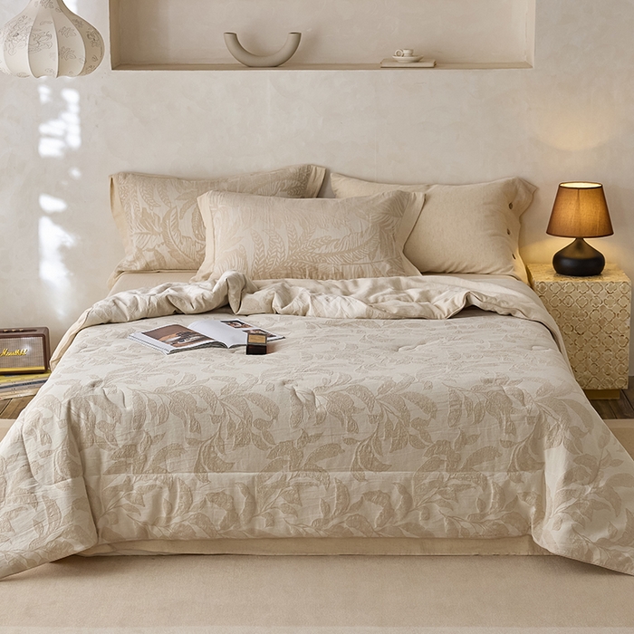 91家纺网 家纺一手货源 找家纺 2025春夏新品棉麻春秋被冬被全系列被子被芯 思乐园