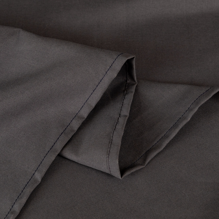 91家纺网 家纺一手货源 找家纺 2025新款跨境外贸纯色磨毛床单 黑色