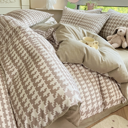 91家纺网 家纺一手货源 找家纺 （总）如约 2025新款全棉12868印花四件套