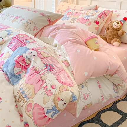 91家纺网 家纺一手货源 找家纺 （总）如约 2025新款全棉12868印花四件套