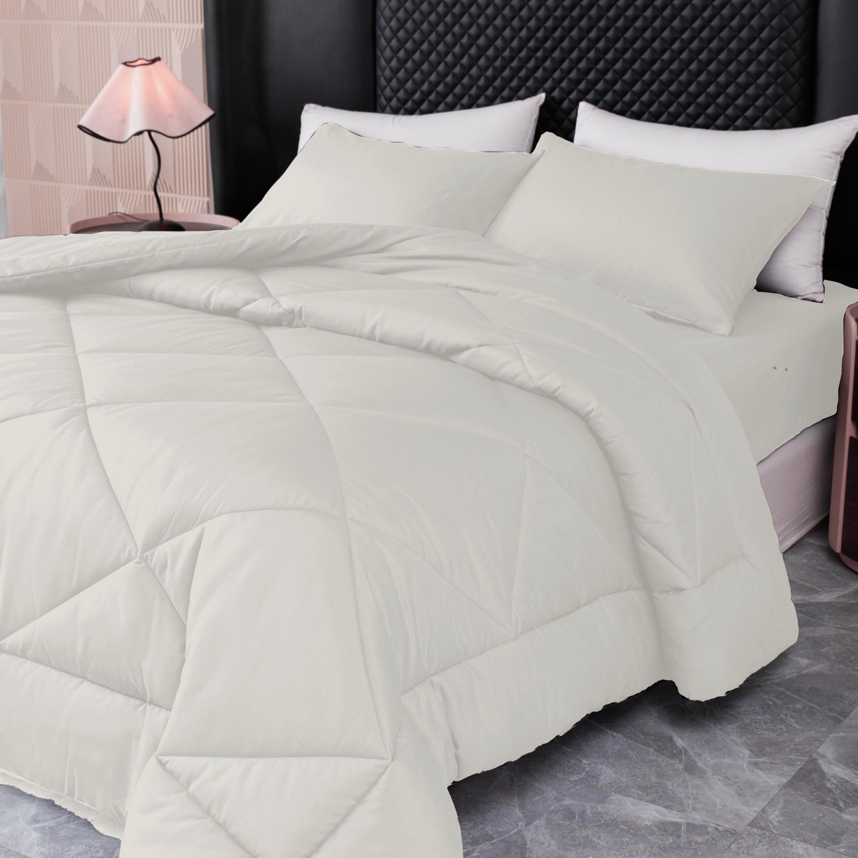 91家纺网 家纺一手货源 找家纺 2025新款磨毛单床笠单品床上用品 外贸专供可定制四件套 米色