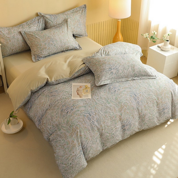 91家纺网 家纺一手货源 找家纺 巧玲珑 2025新款144*72澳洲棉陶瓷四件套 且听风吟