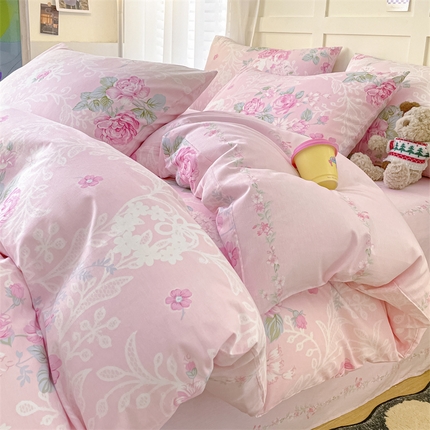 91家纺网 家纺一手货源 找家纺 （总）如约 2025新款全棉12868印花四件套