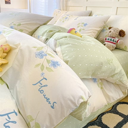 91家纺网 家纺一手货源 找家纺 （总）如约 2025新款全棉12868印花四件套