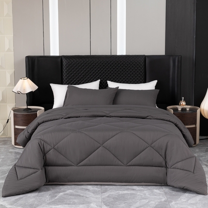 91家纺网 家纺一手货源 找家纺 2025新款磨毛单床笠单品床上用品 外贸专供可定制四件套 黑色