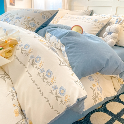 91家纺网 家纺一手货源 找家纺 （总）如约 2025新款全棉12868印花四件套