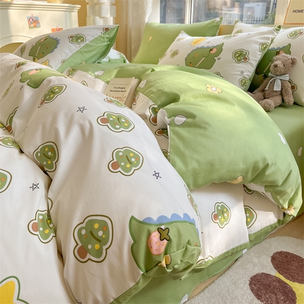 91家纺网 家纺一手货源 找家纺 （总）如约 2025新款全棉12868印花四件套