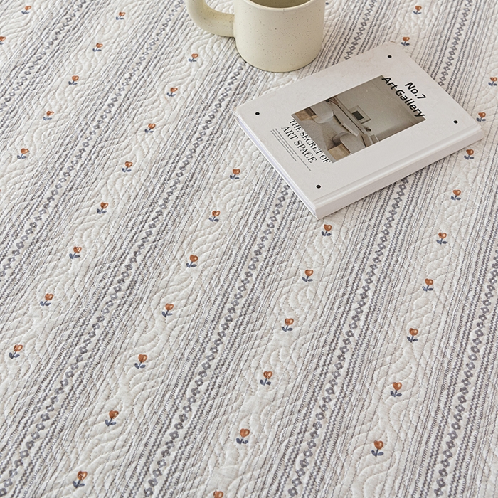 91家纺网 家纺一手货源 找家纺 2025新款13070双面全棉砂洗大直边床盖三件套四件套 雅梦