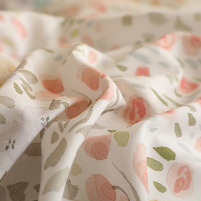 91家纺网 家纺一手货源 找家纺 巧玲珑 2025新款144*72澳洲棉陶瓷四件套 蔷薇