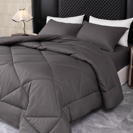 91家纺网 家纺一手货源 找家纺 2025新款磨毛单床笠单品床上用品四件套 黑色