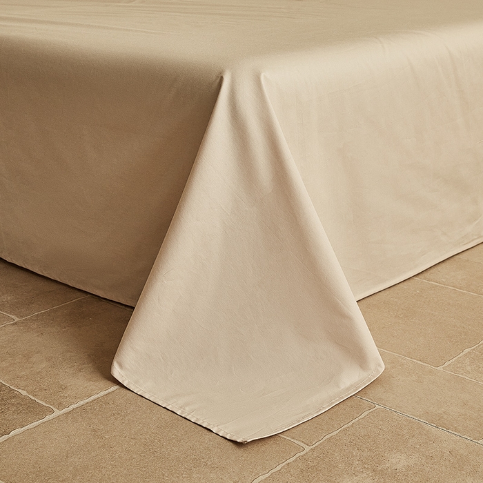 91家纺网 家纺一手货源 找家纺 2025新款全棉三层纱浮雕大提花四件套系列 芳菲-小麦色