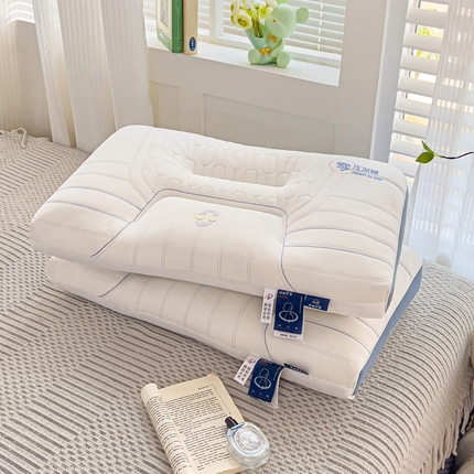 91家纺网 家纺一手货源 找家纺 （总）透气乳胶零压深睡舱枕头成人护颈椎助睡眠专用枕头枕芯