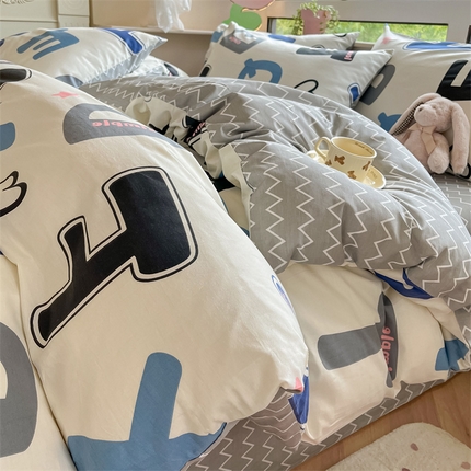 91家纺网 家纺一手货源 找家纺 （总）如约 2025新款全棉12868印花四件套