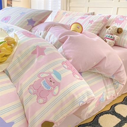 91家纺网 家纺一手货源 找家纺 （总）如约 2025新款全棉12868印花四件套