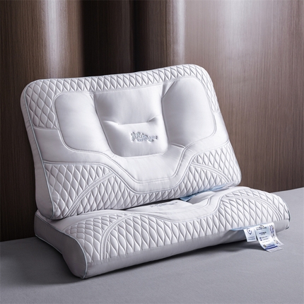 91家纺网 家纺一手货源 找家纺 （总）2025新款嘭嘭水光胶原蛋白护颈枕  枕头枕芯