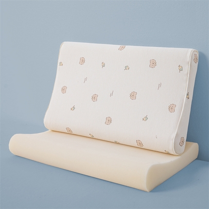 91家纺网 家纺一手货源 找家纺 （总）2025新款华夫格磨毛印花儿童硅胶枕