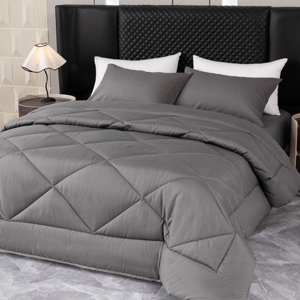 2025新款美国跨境被芯四季被子 灰色