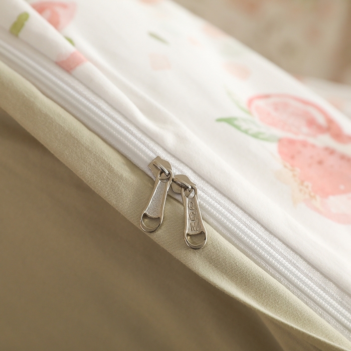 91家纺网 家纺一手货源 找家纺 巧玲珑 2025新款144*72澳洲棉陶瓷四件套 蔷薇